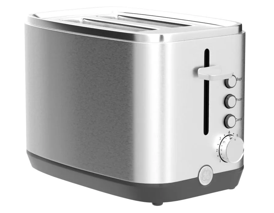 GE 2-Slice Stainless Steel Toaster, Extra-Wide Slots
